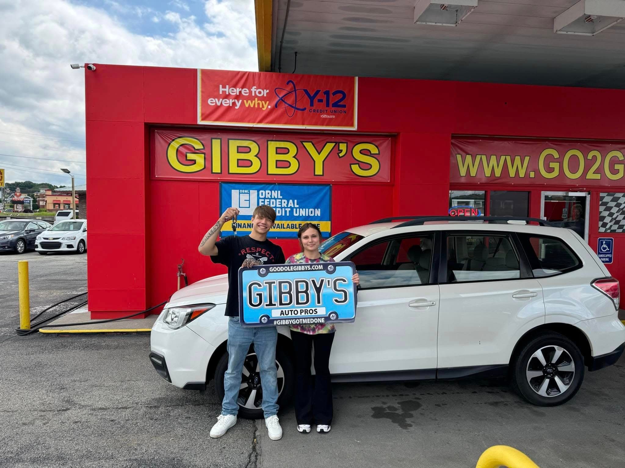 Vehicle delivery from Eric Gibby's dealership years